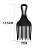 Professional Insert Afro Pick Comb, Wide Tooth Detangling Hair Fork