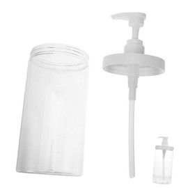 ORFOFE Bottled Shampoo Travel Size Pump Bottle Lotion Dispenser Sample Containers for Skincare Bathroom Bottles Toiletry Travel Bottles Travel Dispenser Lotion Bottle Transparent Pet