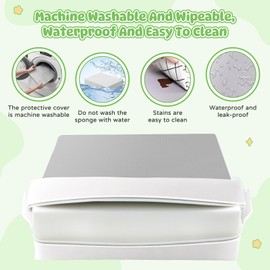 Booster Seat for Kitchen Chair, Toddler Booster Seat for Dining Table with Backrest and Safety Buckles, Portable Non-Slip Bottom Toddler Booster seat for Table