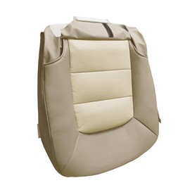 Zieichy Passenger Side Bottom Perforated Leather Seat Cover Tan Compatible with 2003-2006 Ford Expedition Eddie Baue