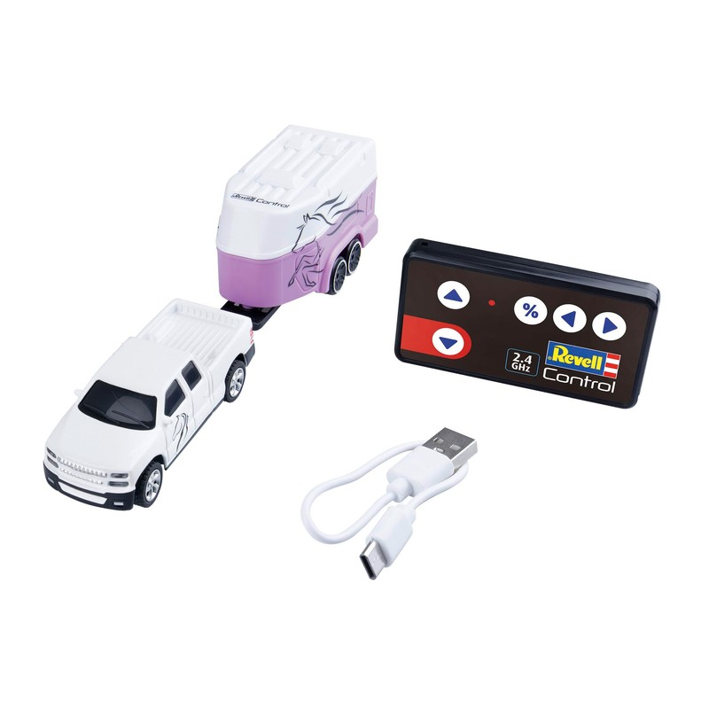 Revell Control 23567 Mini Remote Control Car with Horse Trailer,