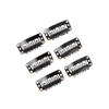 20 Pieces 32mm Hairpieces Snap Clips U Shape Hair Extensions