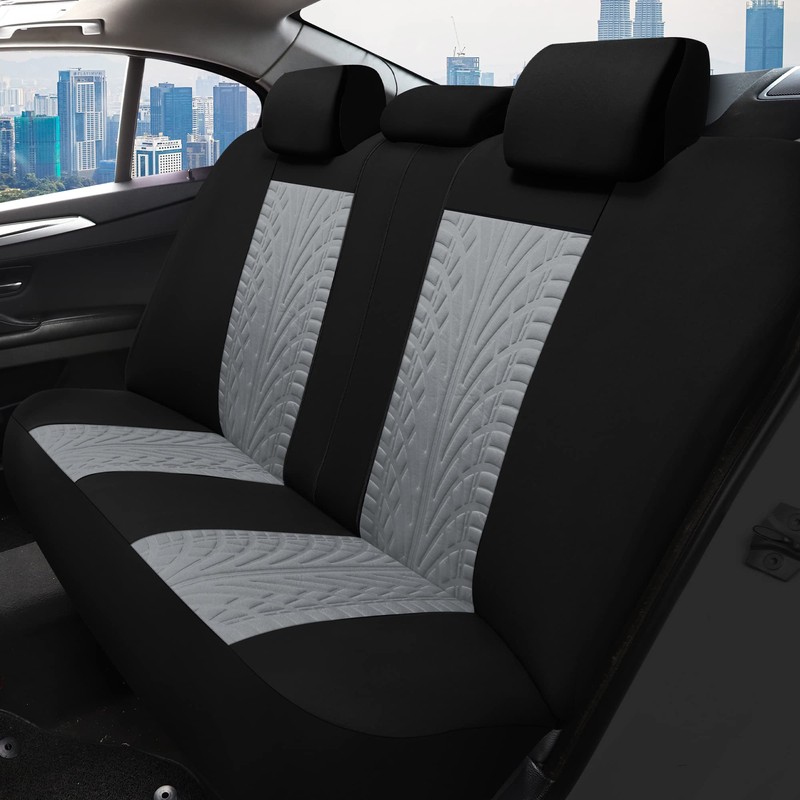 VarCozy Car Seat Covers Full Set, Front & Split Rear