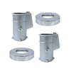 Upgraded 316 Stainless Steel Pool Anchoring Kit—Corrosion-Resistant, 4'' Designed for