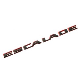 1Pc Escalade Rear Liftgate Emblem 3D Badge Letter Nameplate Replacement for 2021-2025 Escalade 84787581 86543262 (Red)