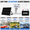 ECO-WORTHY 25 Watts 12V Off Grid Solar Battery Charger Kit: