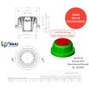 MAAJ Canister Empty Selectable Lid 3 or 5 or 10
