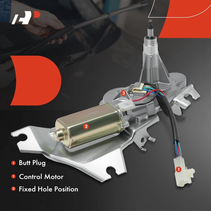 A-Premium Rear Windshield Wiper Motor Compatible with Honda Odyssey 2005