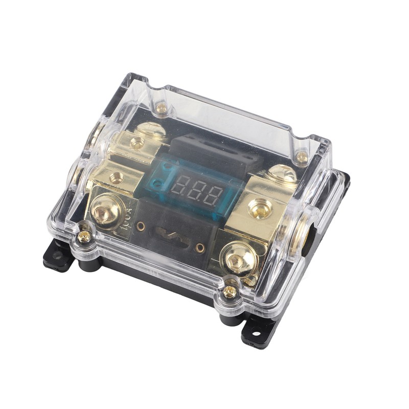 Universal Car Auto Fuse Holder 100A LED Digital 1 in
