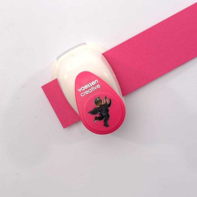 Vaessen Creative Craft Paper Punch Angel 2 Motive Puncher, Multi-Colour,