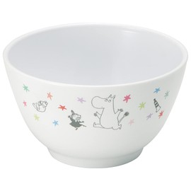 Skater XP13AG-A Dishwasher Safe Rice Bowl, Silver Ion, Ag+ Antibacterial, 9.1 fl oz (270 ml), Rice Bowl, Moomin, Star, Made in Japan