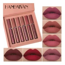 Kit De Labios Mate Hermoso, Set De Regalo De 6 Piezas,