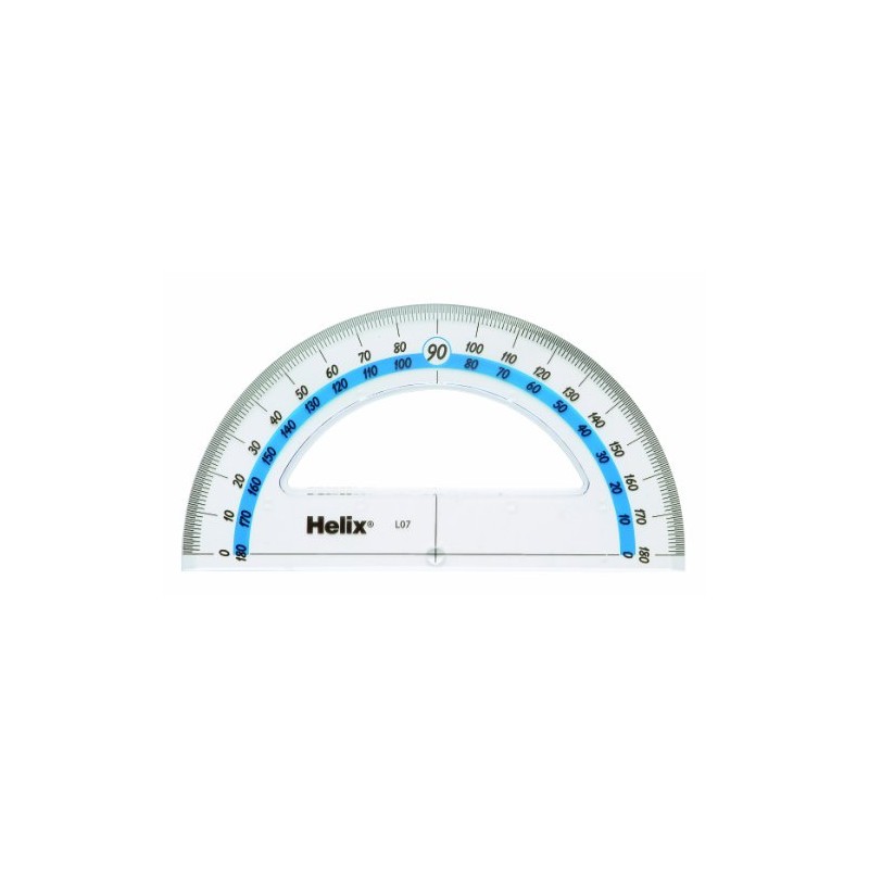 Helix 15cm 180 degree Protractor (Box of 25)