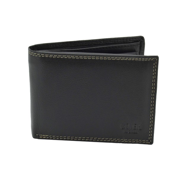 Coveri Men's Genuine Leather Wallet with Card Holder and Regao