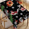 Pycat Christmas Jack Rectangle Tablecloth 60 x 84 Inch