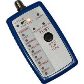 Stanz (TM) 8 Way Coax Coaxial Mapper, RG59, RG6, COAXIAL, Toner, Tracker