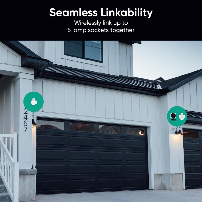 Wyze Lamp Socket Power Adapter for Wyze Cam v3/v4 (Camera