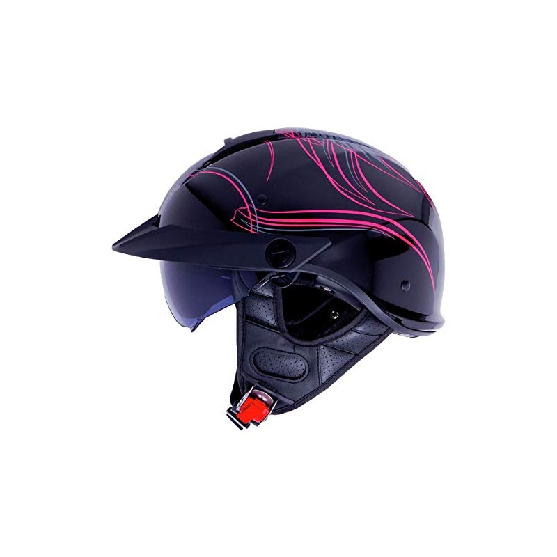 LS2 Helmets Rebellion Motorcycle Half Helmet (Wheels & Wings -