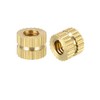 sourcing map Pack of 50 Knurled Screws Screw Nuts M4
