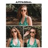 Appassal Retro Oval Sunglasses for Women Men Trendy Round Y2k