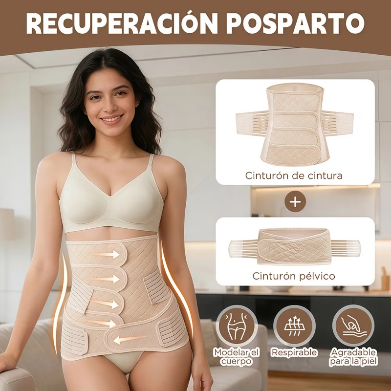 Nuevo Estilo De Faja Maternidad 2 En 1 Postparto