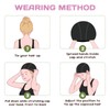 Deokke Fabric Swim Cap Elastic Breathable Cloth Swimming Cap Fit