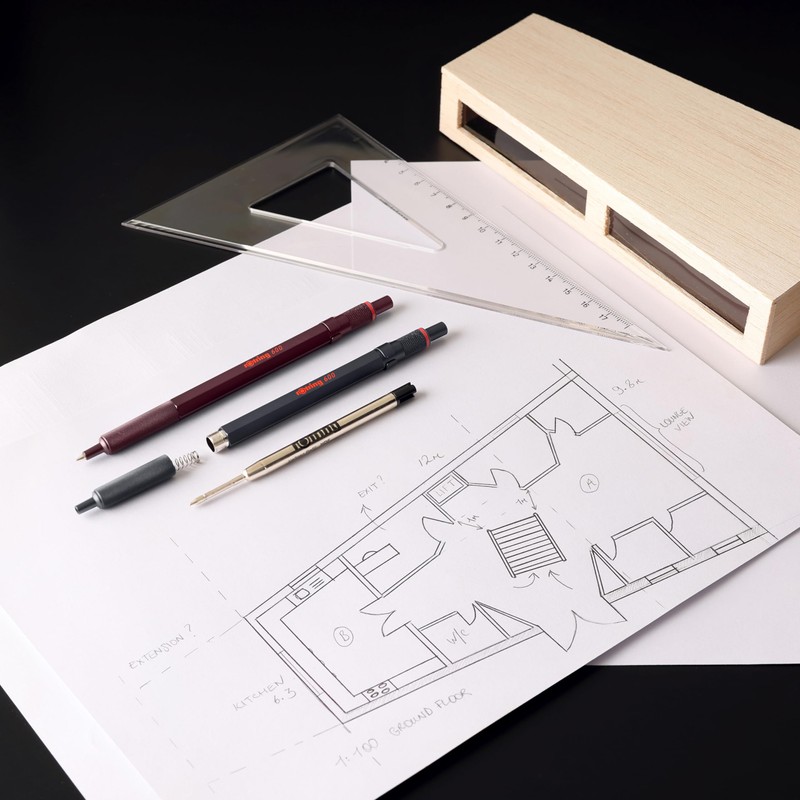 Rotring 600 Ballpoint Pen | Medium Point | Black Ink