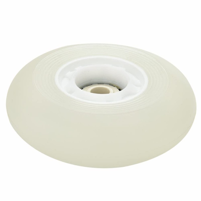 CENPEK 4 Pcs 60mm Yellow LED Inline Skater Wheels Durable