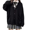 Eolluka School Cardigan, Knitwear, Sweater, Top, Student Clothes, School Uniform,