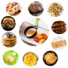 RXKFIGX 4 Pcs Stainless Steel Egg Rings Stainless Steel Egg
