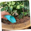 IWOWHERO 1set Durable Plastic Soil Scoops for Gardening Ergonomic Handheld