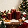 RosMank 3 Set LED Candles, Indoor & Outdoor Candles with