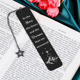 Bookmark Gift for Women Men Book Fans Friend Merchandise Merch Bookmark Inspirational Gifts for Women Men Book Lovers Bookmark Christmas Stocking Stuffer Valentines Day Birthday Gift