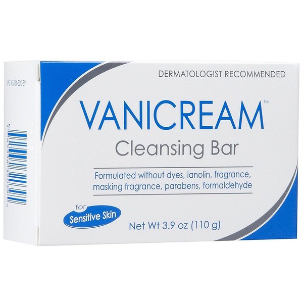 Vanicream Cleansing Bar 3.9 oz Pack of (1)