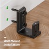 CCJH Sliding Barn Door Bottom Floor Guide, Aluminum Alloy, Flexible