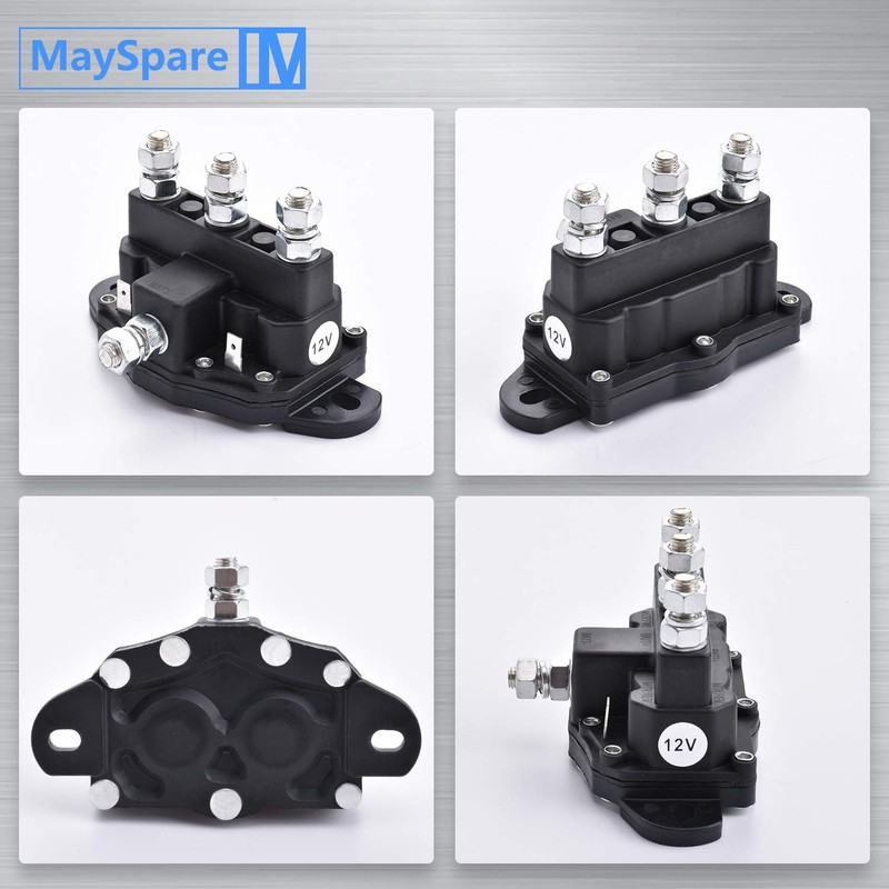 MaySpare Winch Motor Reversing Solenoid Switch Intermittent Duty Trombetta 214-1231-A11