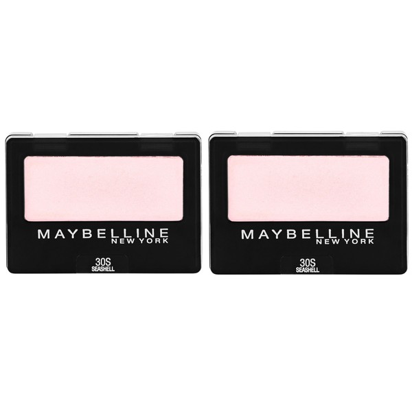 (2 Pack) Maybelline New York Expert Wear Eyeshadow, Singles, Seashell [50S]