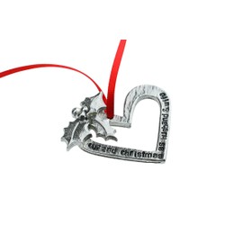 Pirantin Our 2nd Christmas As Husband & Wife - 2 YEAR Wedding Anniversary Christmas Tree Decoration