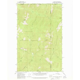 YellowMaps Salmo MTN WA topo map, 1:24000 Scale, 7.5 X 7.5 Minute, Historical, 1967, Updated 1977, 26.9 x 22 in - Paper