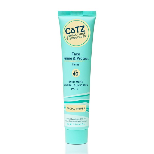 COTZ Face Prime & Protect Tinted Mineral Sunscreen and Facial