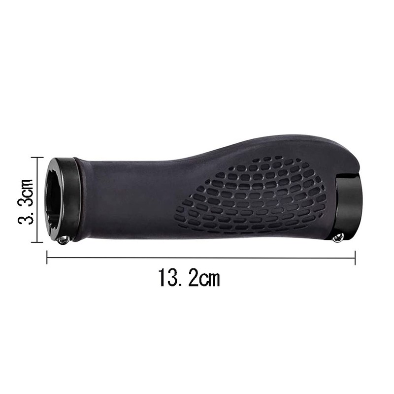 Bicycle Handle Grip for Mountain Bikes, Cross Bikes, Ergonomic Design,