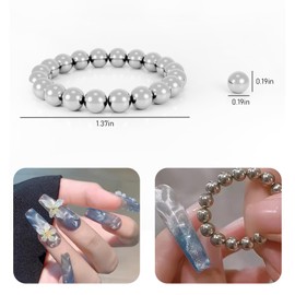 XEAOHESY 40 Pieces Cat Eye Magnet for Nails Ronud Nail Magnet Tool Nail Art Magnet Beads with Water Ripple Effect Powerful Manicure Magnetic Beads for Cat Eye Gel Nail Polish（Diameter: 0.2inch）