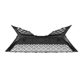 waltyotur Front Bumper Hood Grille Lower Glossy Black Mesh Style Replacement for Camry SE XSE 2018-2020 TO1036186 with Parking Sensor Holes