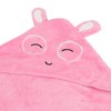 Kids Bath Towels Hooded Cartoon Bathrobe Thicken Coral Fleece Soft