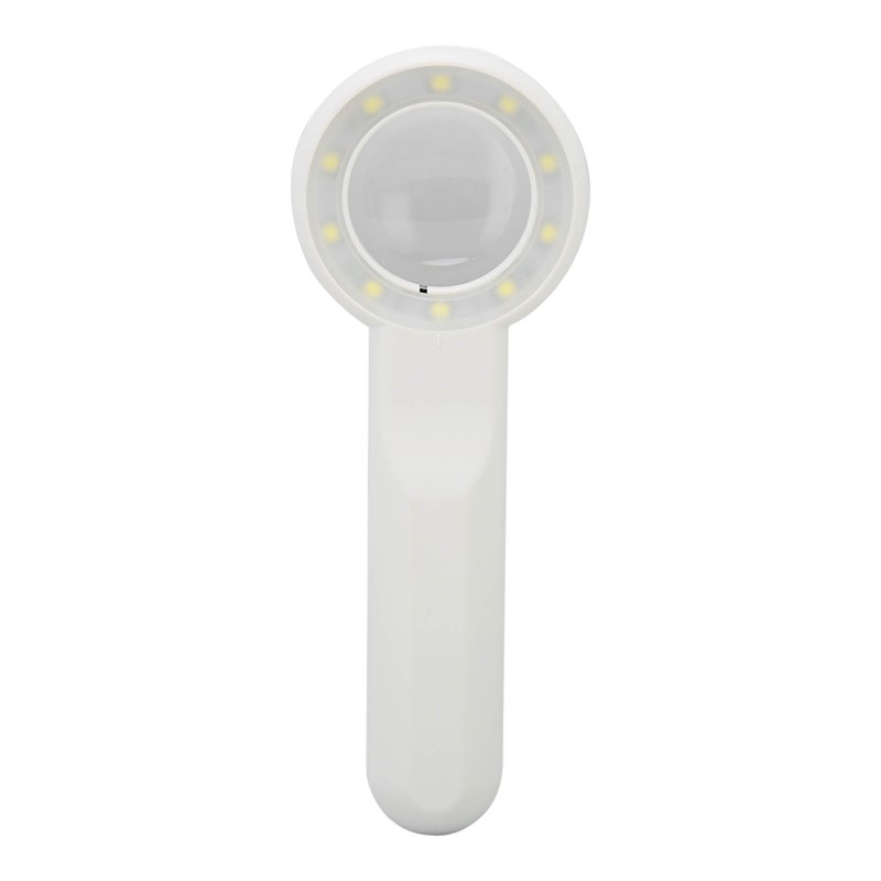 Magnifying Glass 11X Rechargeable 3 Levels Brightness Portable Handheld Magnifier
