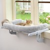 Zoratoo Cat Window Sill Perch with Large Bolster, Easy to