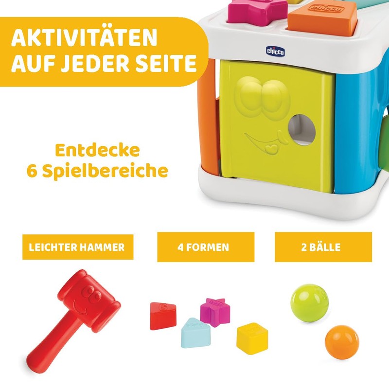 CHICCO 2-in-1 Sorting & Beating Cubes