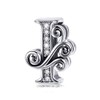 925 Sterling Silver Letter Q Charm for Bracelet Necklace Alphabet