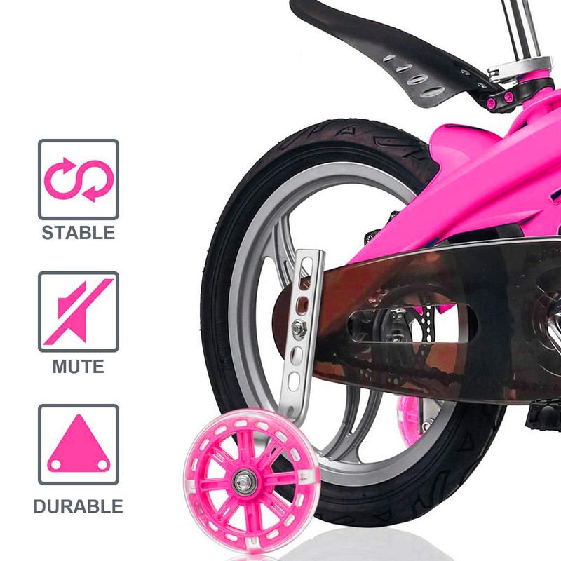 Be In Your Mind 1 Pair Pink LED Children's Bicycle