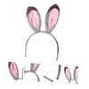 SAFIGLE Plush Rabbit Ear Headband Lovely Hair Accessories for Costume